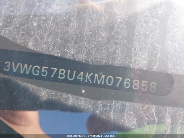 3VWG57BU4KM076858 Volkswagen Jetta 1.4t Sel Premium