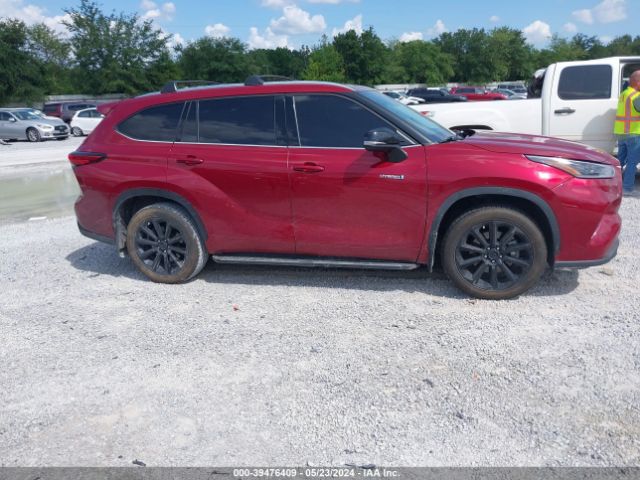 5TDGARAH9MS509009 Toyota Highlander Hybrid Xle