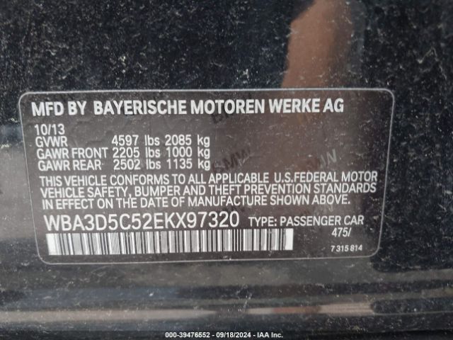 WBA3D5C52EKX97320 BMW 328d Xdrive