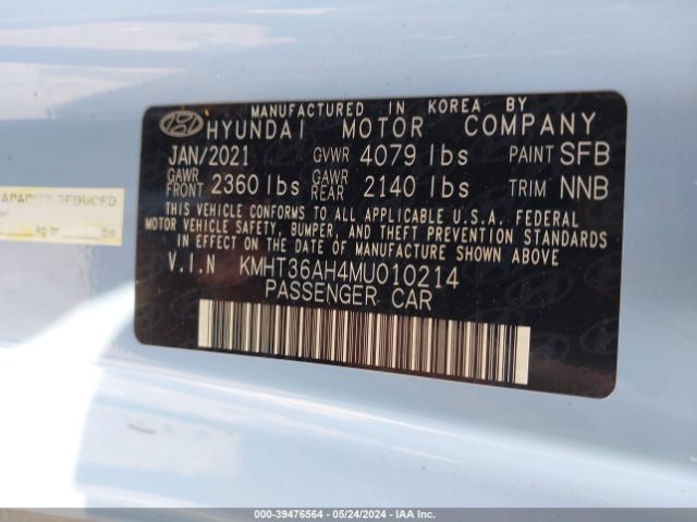 KMHT36AH4MU010214 Hyundai VELOSTER N