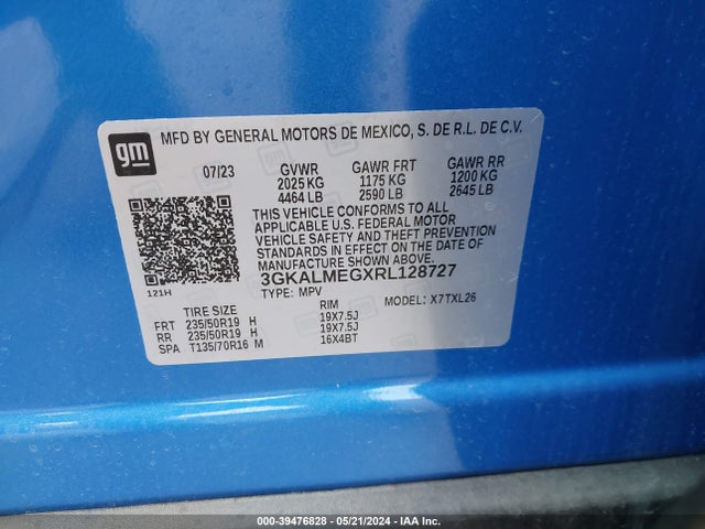 GMC Terrain Fwd Sle 2024 3GKALMEGXRL128727 Image 9