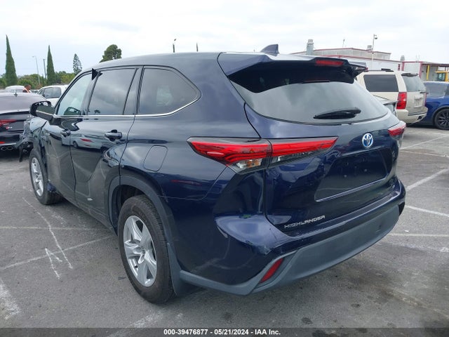 Toyota Highlander Hybrid Le 2021 5TDBBRCH9MS520886 Image 3