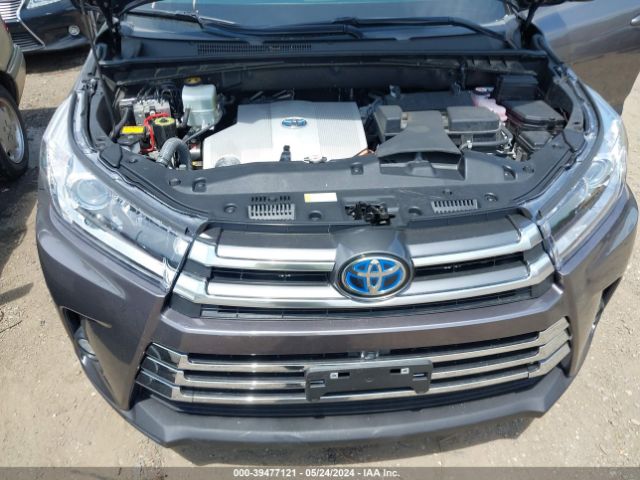 5TDDGRFH3JS052042 Toyota Highlander Hybrid Limited Platinum
