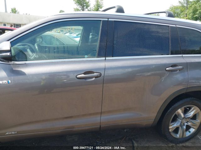 5TDDGRFH3JS052042 Toyota Highlander Hybrid Limited Platinum