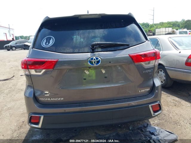 5TDDGRFH3JS052042 Toyota Highlander Hybrid Limited Platinum