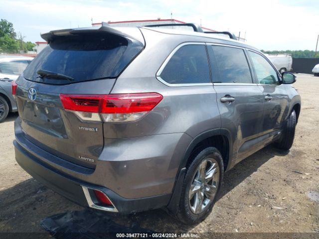 5TDDGRFH3JS052042 Toyota Highlander Hybrid Limited Platinum