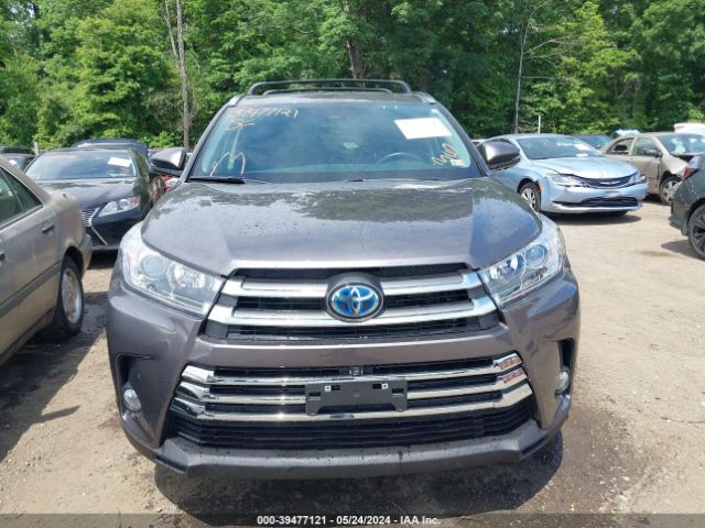 5TDDGRFH3JS052042 Toyota Highlander Hybrid Limited Platinum