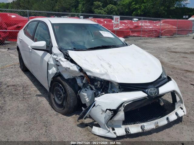 2T1BURHE0JC043648 Toyota COROLLA LE