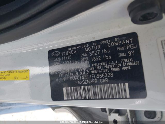 KMHCT4AE7FU866328 Hyundai ACCENT GLS