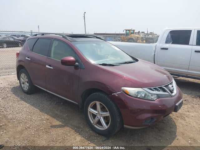 39477624 :رقم المزاد ، JN8AZ1MU2CW118912 vin ، 2012 Nissan Murano Sl مزاد بيع