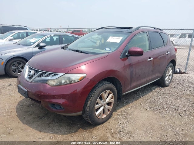 39477624 :رقم المزاد ، JN8AZ1MU2CW118912 vin ، 2012 Nissan Murano Sl مزاد بيع
