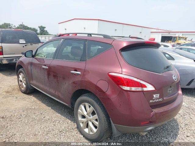 39477624 :رقم المزاد ، JN8AZ1MU2CW118912 vin ، 2012 Nissan Murano Sl مزاد بيع