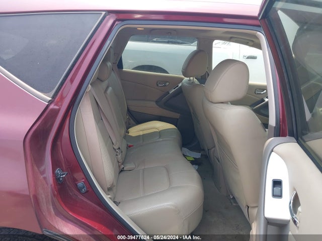 39477624 :رقم المزاد ، JN8AZ1MU2CW118912 vin ، 2012 Nissan Murano Sl مزاد بيع
