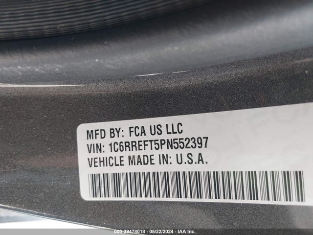 1C6RREFT5PN552397 RAM 1500 Big Horn  4x2 5'7 Box