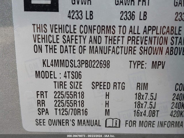 Buick Encore Gx Select Fwd 2023 KL4MMDSL3PB022698 Image 9