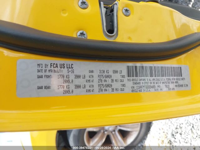 1C6RR7MT6GS354069 RAM 1500 Sport