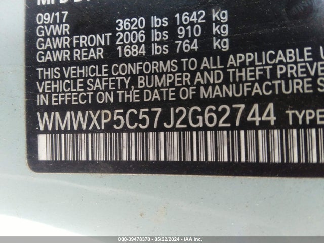 2018 MINI HARDTOP WMWXP5C57J2G62744 Photo 8