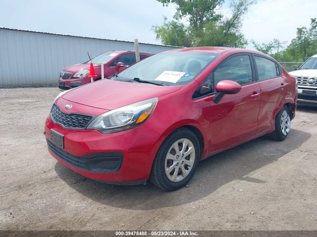 KIA RIO LX 2014 KNADM4A35E6417119 Image 2