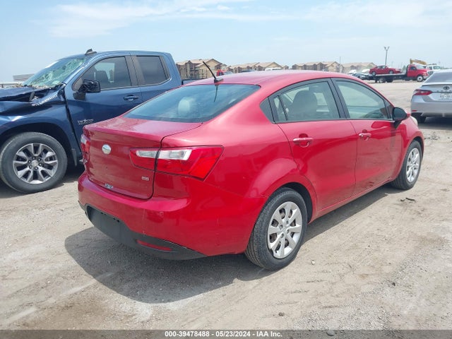 KIA RIO LX 2014 KNADM4A35E6417119 Image 4