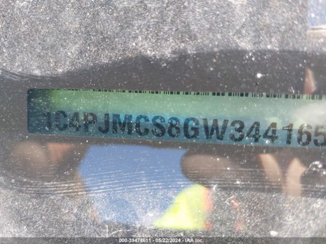 1C4PJMCS8GW344165 Jeep Cherokee 75th Anniversary