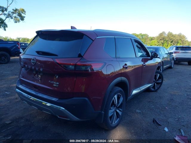 JN8BT3DD8NW271945 Nissan Rogue Platinum Intelligent Awd
