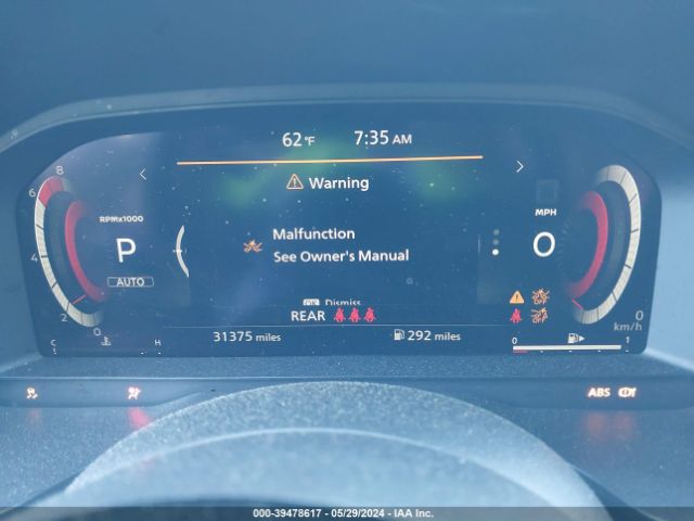 JN8BT3DD8NW271945 Nissan Rogue Platinum Intelligent Awd