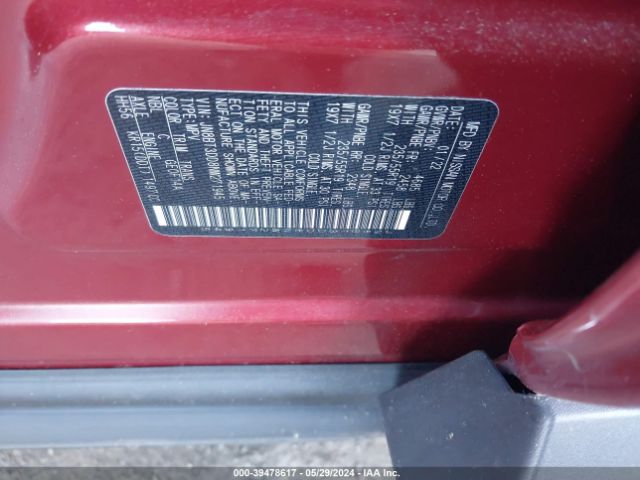 JN8BT3DD8NW271945 Nissan Rogue Platinum Intelligent Awd
