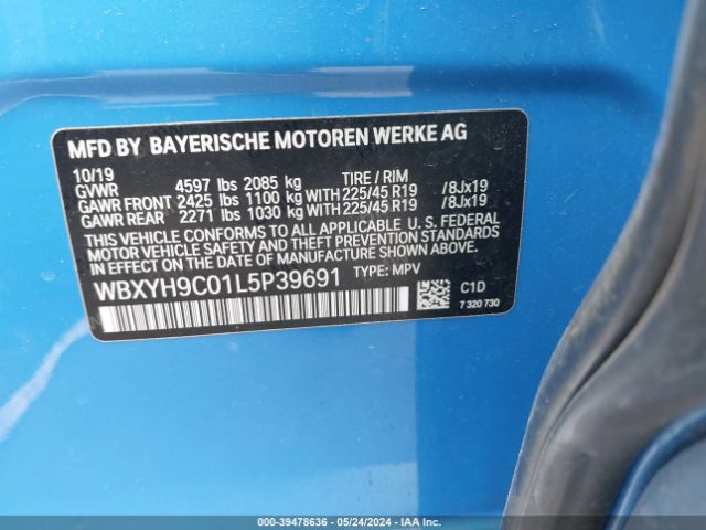 WBXYH9C01L5P39691 BMW X2 Sdrive28i