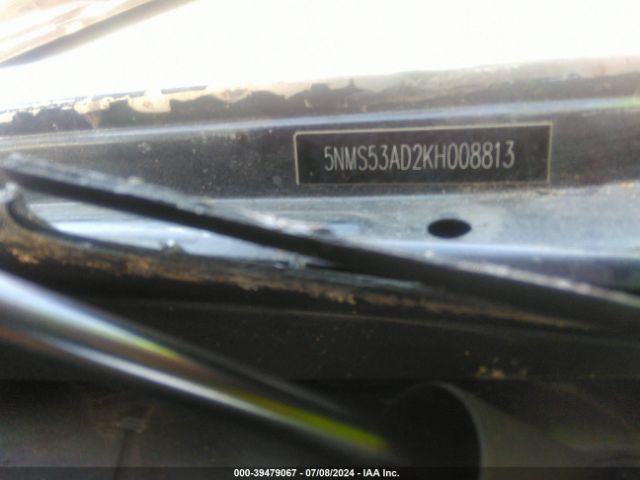 5NMS53AD2KH008813 Hyundai Santa Fe Limited