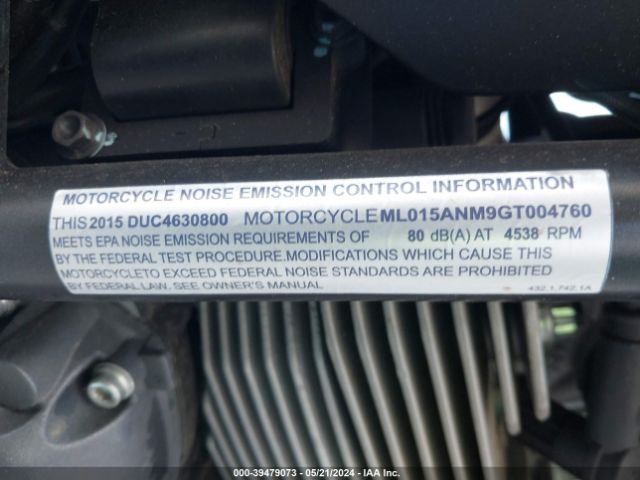 2016 DUCATI SCRAMBLER ML015ANM9GT004760 Photo 9