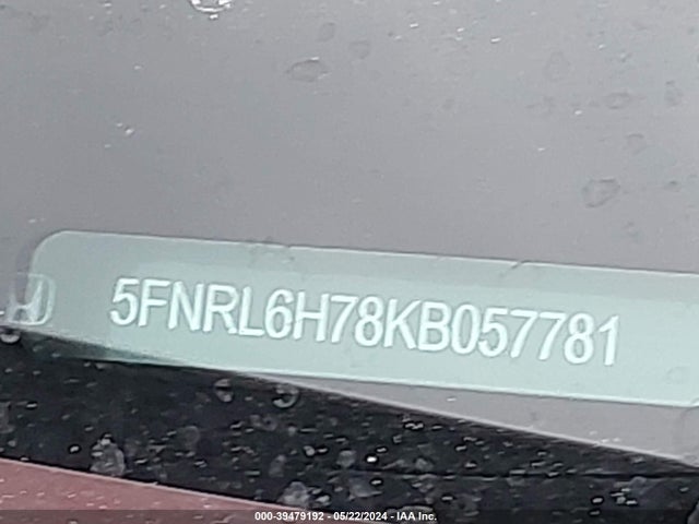 Honda Odyssey Ex-l 2019 5FNRL6H78KB057781 Image 18