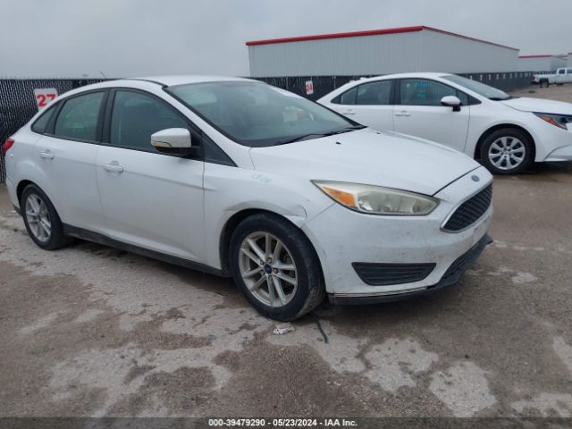 Auction sale of the 2015 Ford Focus Se, vin: 1FADP3F27FL206419, lot number: 39479290