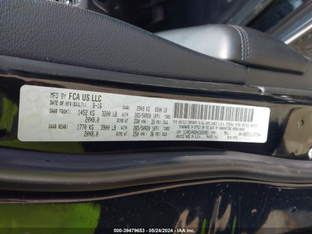 1C4RDHAG0HC650981 Dodge Durango Sxt Rwd