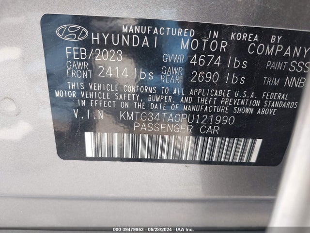Genesis G70 2.0t Rwd 2023 KMTG34TA0PU121990 Image 9