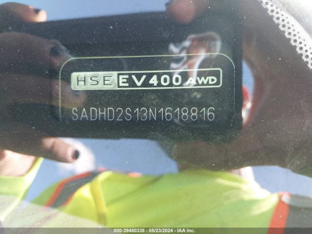SADHD2S13N1618816 Jaguar I-pace Hse Ev400 Awd Automatic