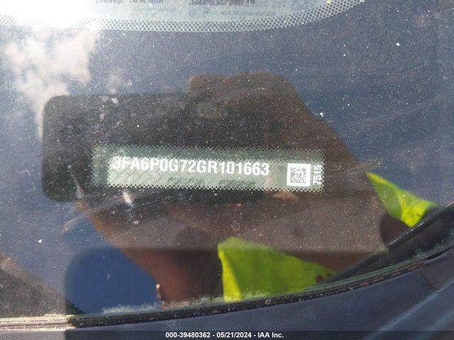 Ford FUSION S 2016 3FA6P0G72GR101663 Image 9
