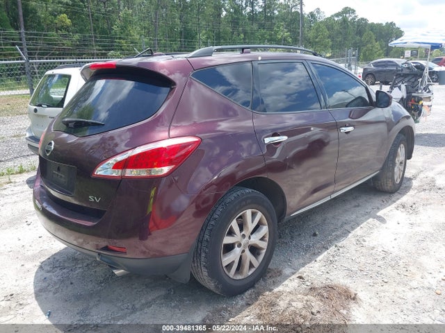 Nissan MURANO SV 2014 JN8AZ1MU6EW408850 Image 4