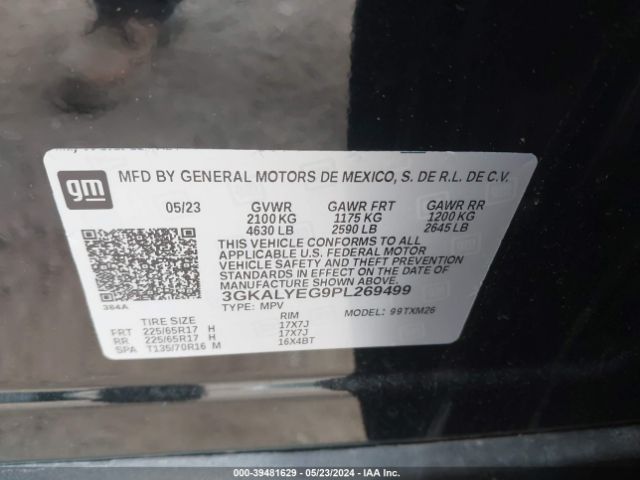 3GKALYEG9PL269499 GMC Terrain Awd At4