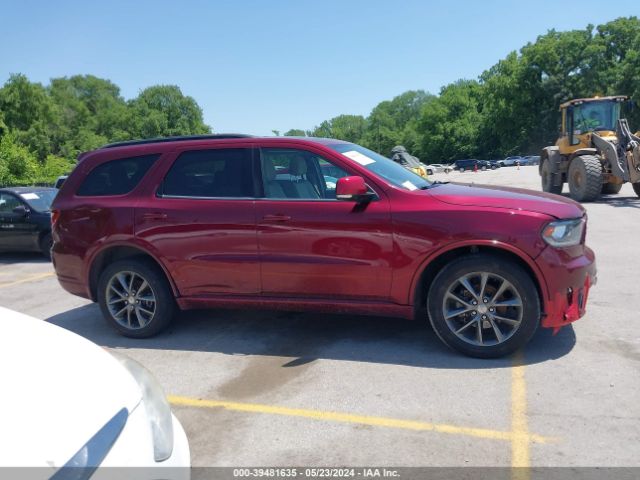 1C4RDJDG8JC330607 Dodge Durango Gt Awd