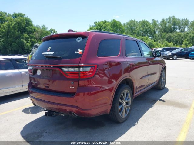 1C4RDJDG8JC330607 Dodge Durango Gt Awd