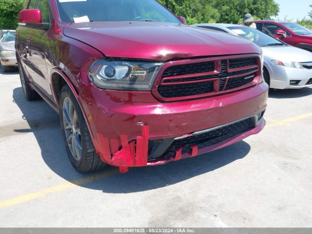 1C4RDJDG8JC330607 Dodge Durango Gt Awd