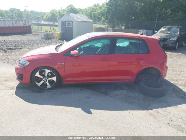 3VW4T7AU0FM089509 Volkswagen Golf Gti 2.0t Se 4-door
