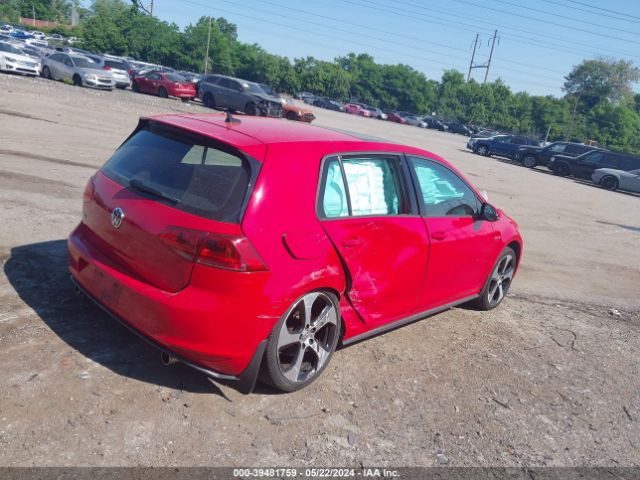 3VW4T7AU0FM089509 Volkswagen Golf Gti 2.0t Se 4-door