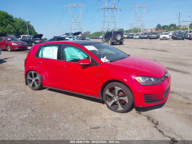 3VW4T7AU0FM089509 Volkswagen Golf Gti 2.0t Se 4-door