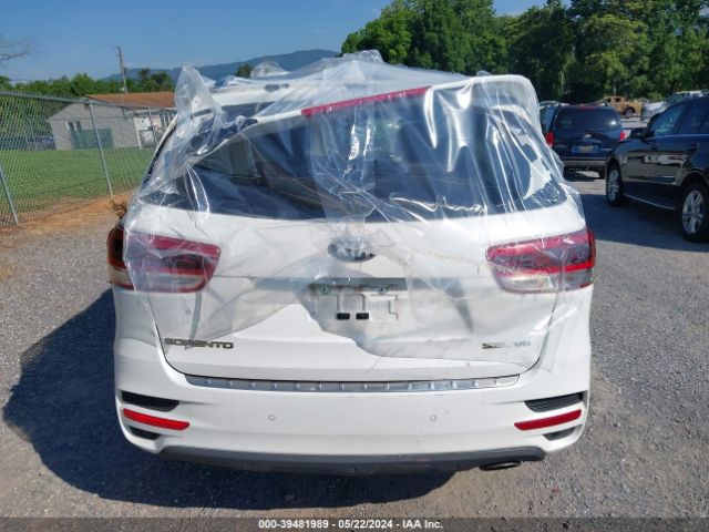 5XYPKDA50JG395268 KIA Sorento 3.3l Sxl