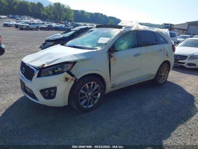 5XYPKDA50JG395268 KIA Sorento 3.3l Sxl