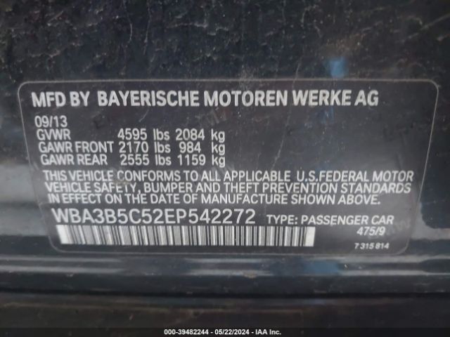 WBA3B5C52EP542272 BMW 328i Xdrive