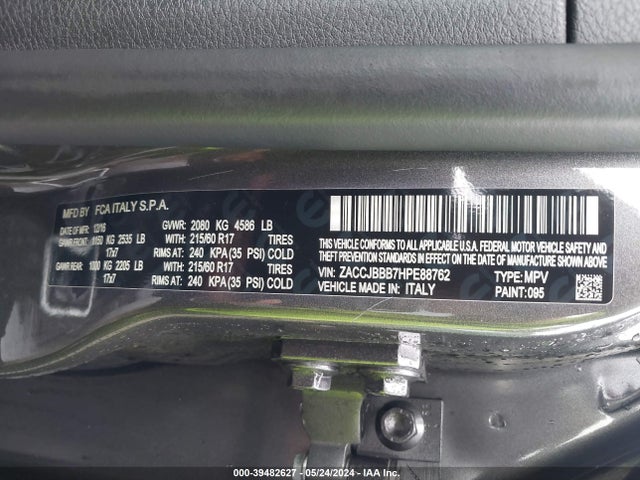 ZACCJBBB7HPE88762 Jeep Renegade Latitude 4x4