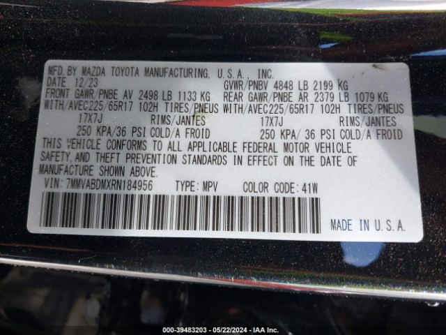 7MMVABDMXRN184956 Mazda Cx-50 2.5 S Premium