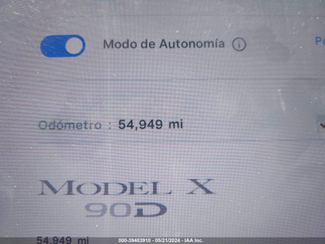 5YJXCBE2XGF002524 Tesla Model X 60d/70d/75d/90d/p100d